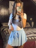 Coastal Breeze Skort- Blue