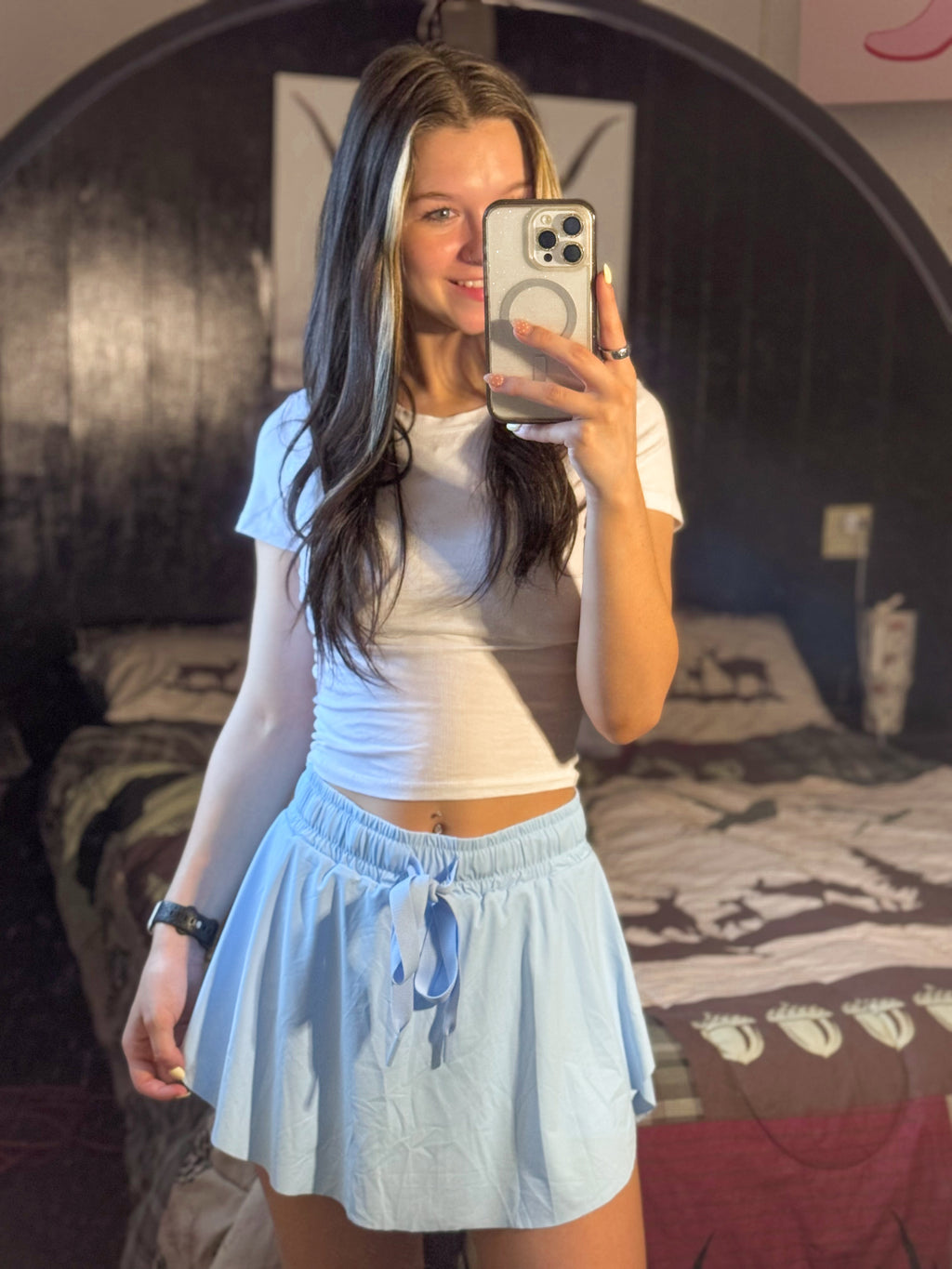 Coastal Breeze Skort- Blue