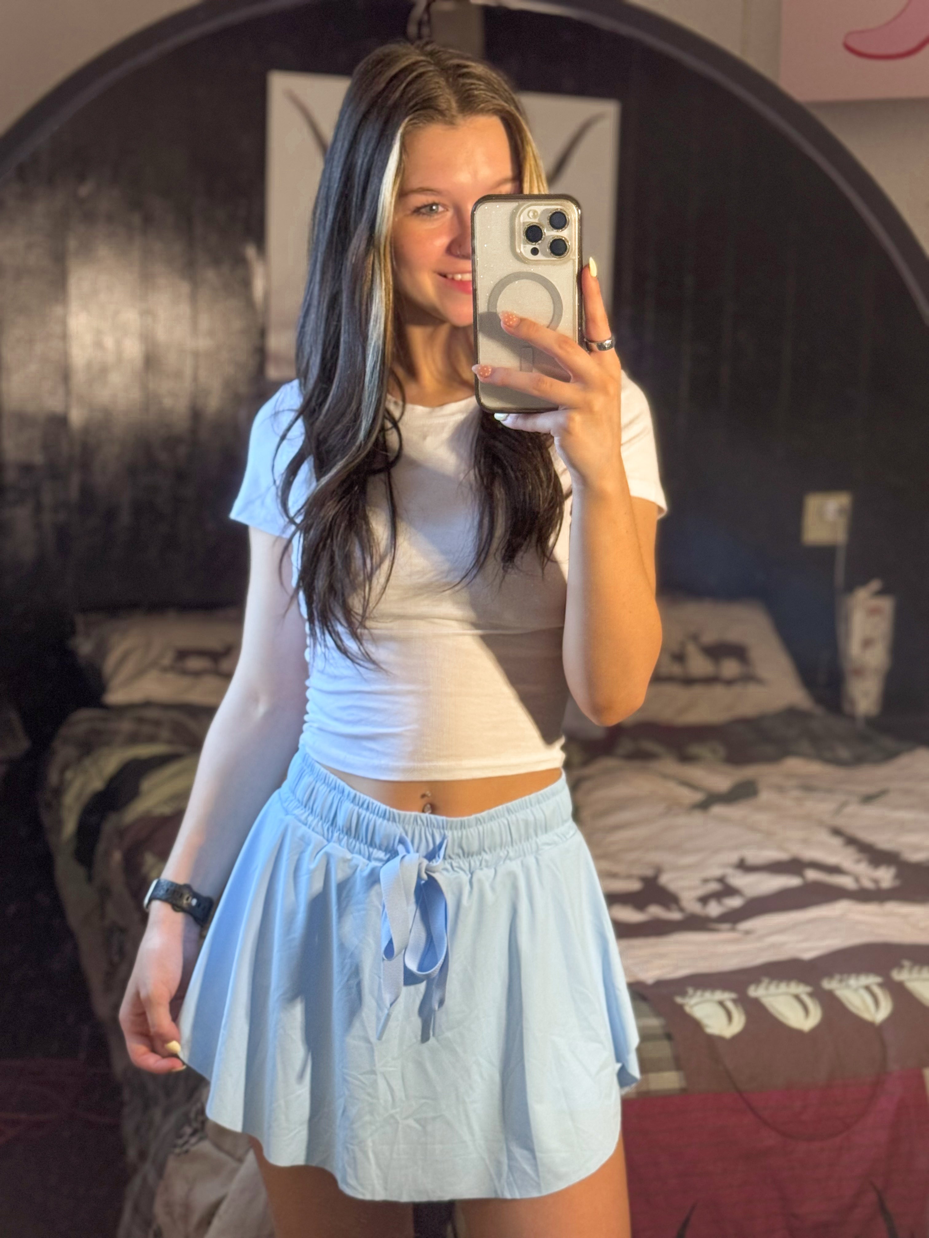 Coastal Breeze Skort- Blue