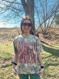 American Sweetheart Tee- Camo