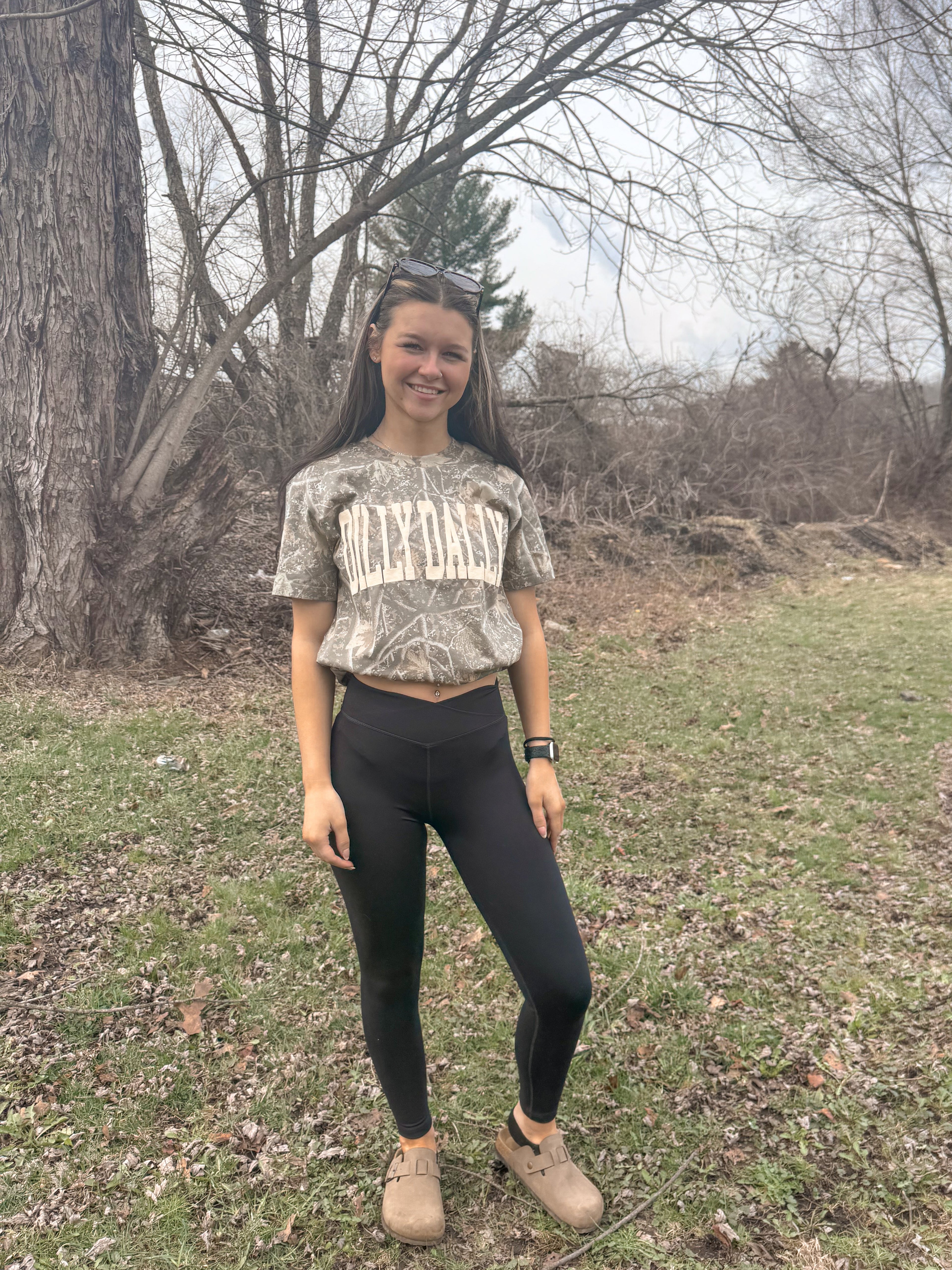 Midnight Crossover Leggings- Black