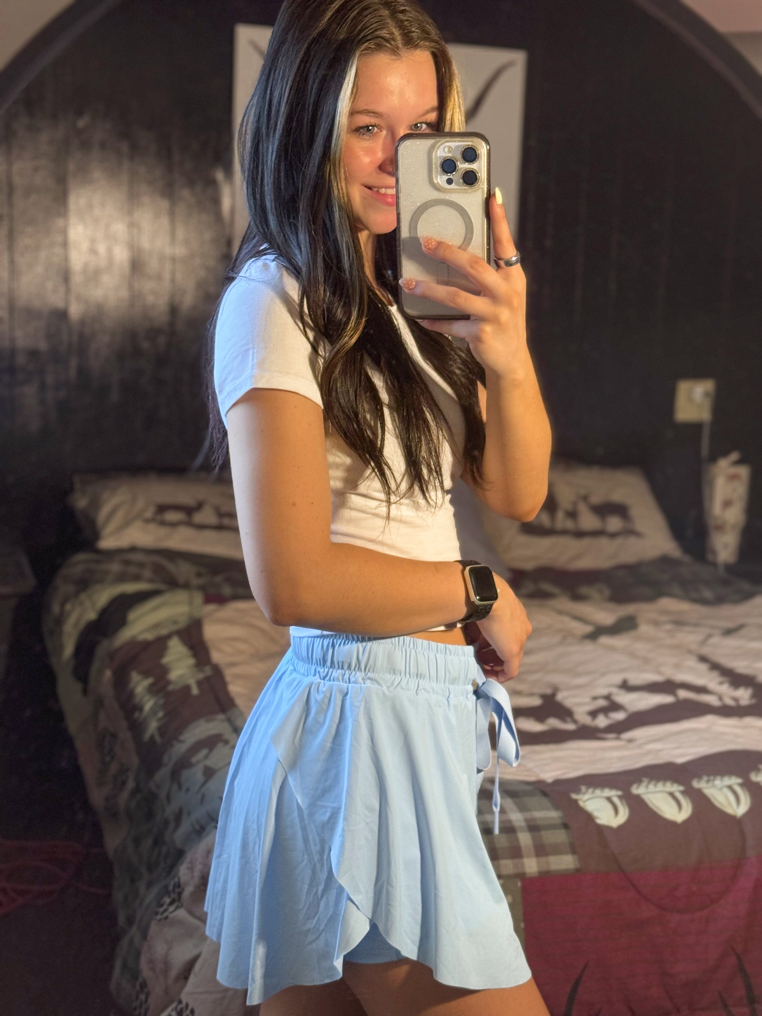 Coastal Breeze Skort- Blue
